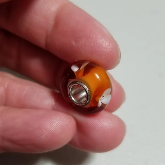 2 x Trollbeads OOAK Bubble Flowers - Picture 10 of 11